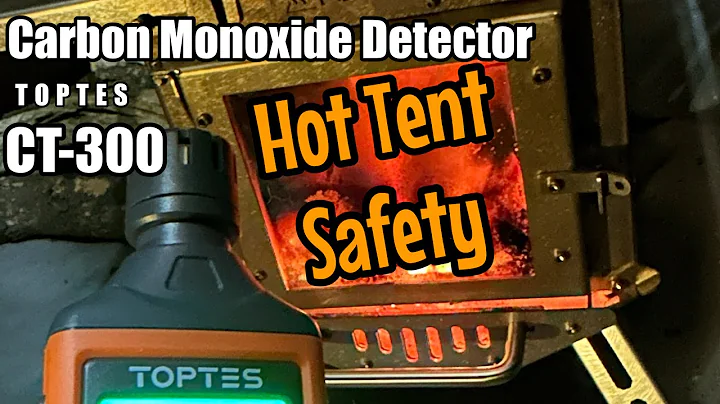 Hot Tent Safety - TOPTES CT-300 Carbon Monoxide Detector/Alarm