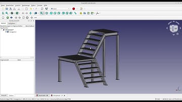 #freecad  #handrail #stairs #metal #construction #anleitung #tutorial #cad