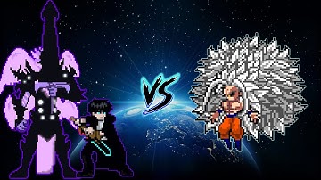 🔥SUNG JINWOO V4 VS GOKU SSJ INFINITY ULTRA INSTINCT IN JUMP FORCE MUGEN