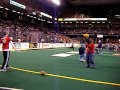 Logan throwing a pass to Torrey Smith of the Baltimore Ravens