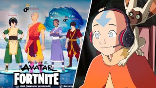 AANG AND HIS FRIENDS PLAY FORTNITE (AVATAR THE LEGEND OF AANG) | FactyKilian
