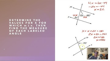 Proving Lines Parallel Video Notes