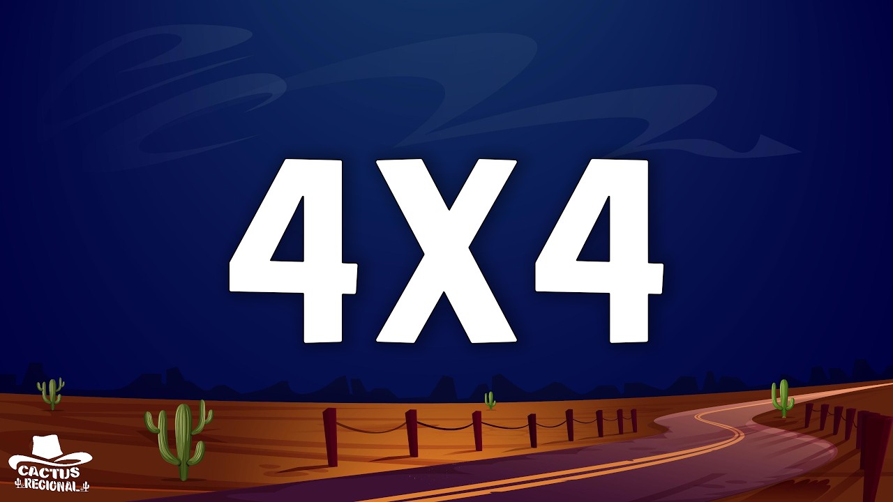 Omar Camacho, Angel Almaguer, Victor Mendivil y $HUPE - 4x4 (Letra/Lyrics)
