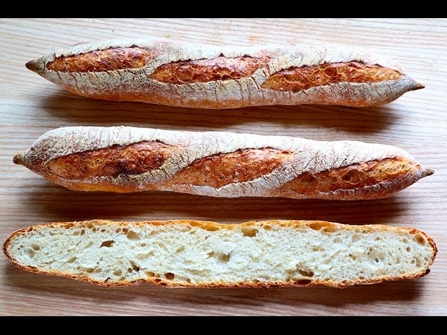Pan baguette ¡Receta rápida! - YouTube