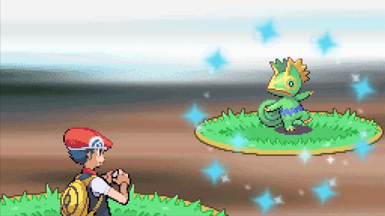 Shiny Kecleon found in Route 210 via Pokéradar Pokémon Diamond YouTube