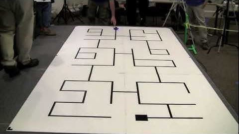 Line maze contest at the 2012 AHRC Robot Rally