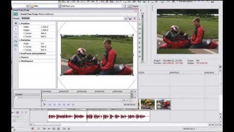 Training - Vegas Pro - Pan & Scan Techniques
