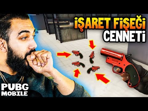 İŞARET FİŞEĞİ CENNETİ!! ORTALIĞI BİRBİRİNE KATTIM! | PUBG Mobile