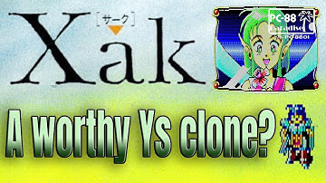 Xak - A worthy Ys clone? (PC-88 Paradise) Let