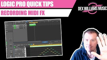 How to RECORD the output from MIDI FX in Logic Pro - Quick Tips