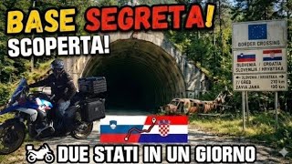 Sono entrato nel Bunker di Zeljava in moto 🇭🇷🇧🇦