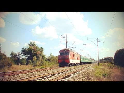 ДС3-012 с поездом