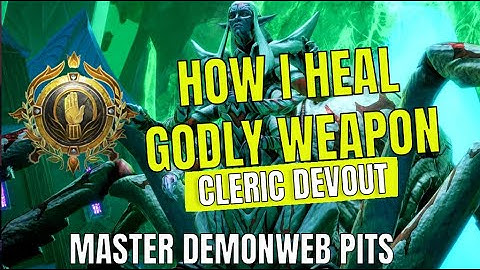 Neverwinter MOD26 - Cleric healer gameplay post cancel animation nerf - MDWP godly weapon