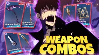 JINWOO WEAPON COMBINATIONS THAT WORK WELL TOGETHER - Solo Leveling Arise