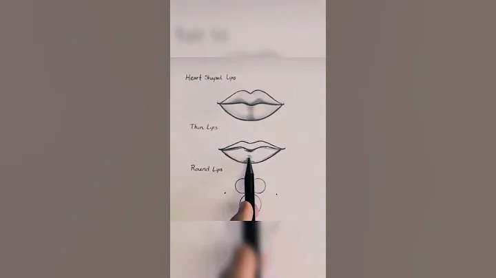 Beautiful Drawing!  |  How to Draw Lips Easy | Short Drawing for Kids | #shorts