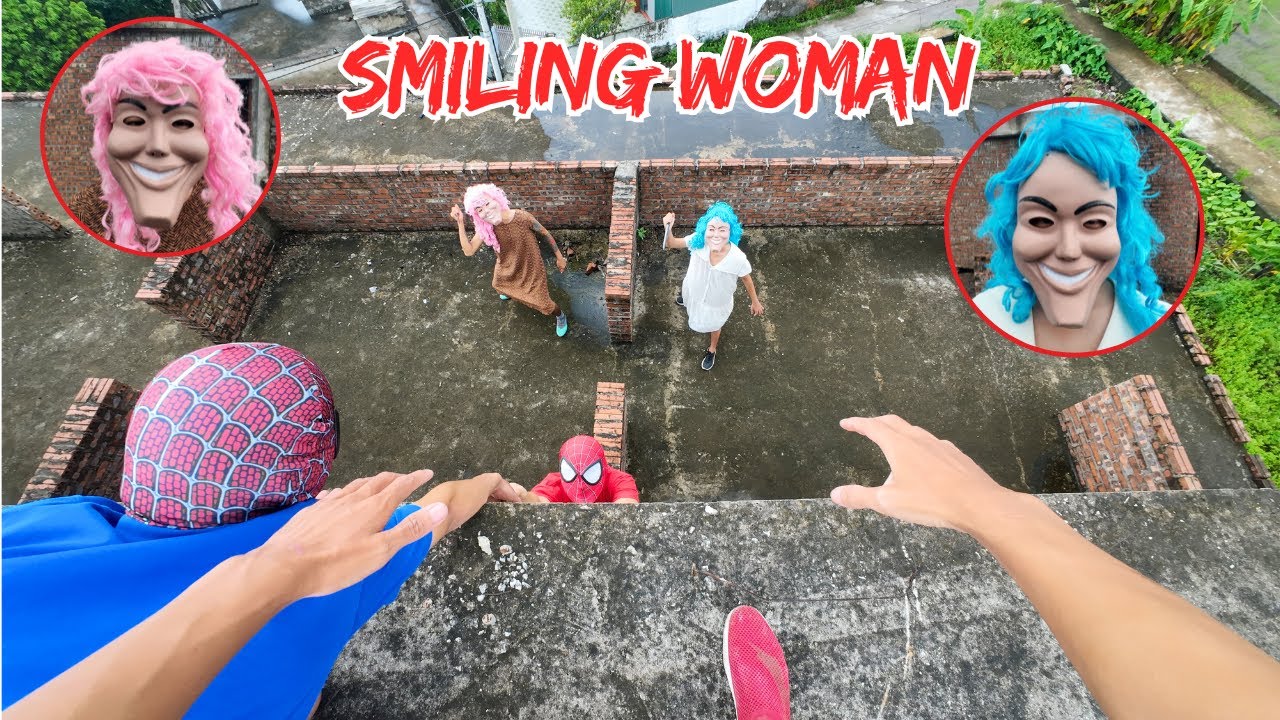 SPIDER MAN ESCAPING SMILING WOMAN IN REAL LIFE ( Best of Compilation Season 1 ) Horror Parkour POV