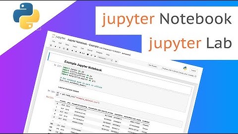 Overview of Jupyter Lab and Jupyter Notebook