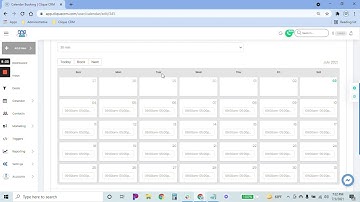 Clique CRM - Calendar Tutorial