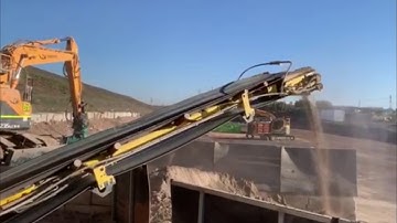 Screen - Keestrack Frontier K6 Screen operating in C&D Waste