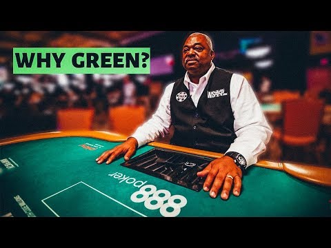 Video: Why Is There A Green Cloth On Casino Gambling Tables?