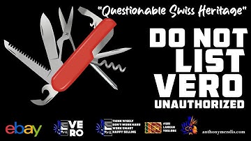 Questionable Swiss Heritage - Do Not List - VeRO Unauthorized