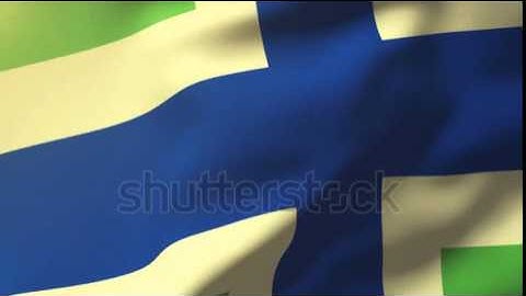 Gloucestershire flag waving in the wind. Looping sun rises style. Animation loop Stock video by