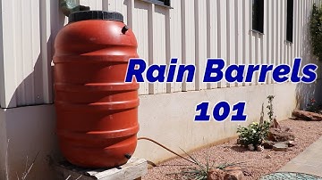 Rain Barrels 101