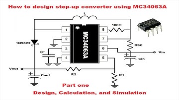 How to design step up converter using MC34063A   Part 1