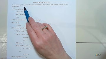 Bisection Method Algorithm Numerical Analysis Root Finding Method