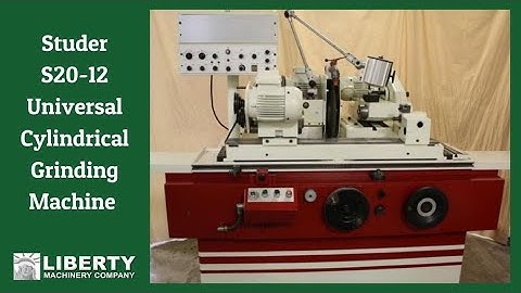 Studer S20-12 Universal Cylindrical Grinding Machine - Liberty #29839
