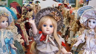 ビスクドール200体の館を探検【ガイドも人形】｜ベベタビトビスクドール｜BebeTabito Bisque dolls museum tour