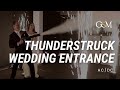 Thunderstruck Wedding Entrance at VICTORIA PARK || MC, DJ, Sparkulars, CO2 Cannon & Lighting Hire