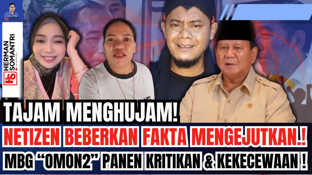 BAHAYA! NETIZEN MARAH & BEBERKAN FAKTA YG MENGEJUTKAN! MBG PANEN KRITIKAN! PRABOWO/JKW 11/12?!