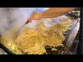 Yakisoba okonomiyaki the day at japanese restaurant where you cant stop ordering   