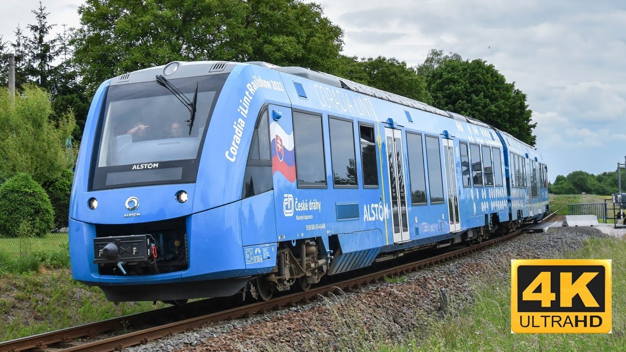 Vodíkový vlak - Alstom Coradia iLint Railshow 2022 Jičín - Stará Paka - Turnov - Liberec 24.5.2022