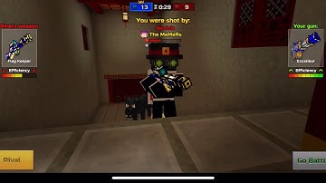 PIXEL GUN 3D EXCALIBUR MYTHICAL WEAPON REAL GAME PLAY in game effects and damage