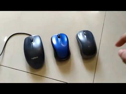 Logitech Mouse B100 Unboxing Short Review Vs M185 Vs M235