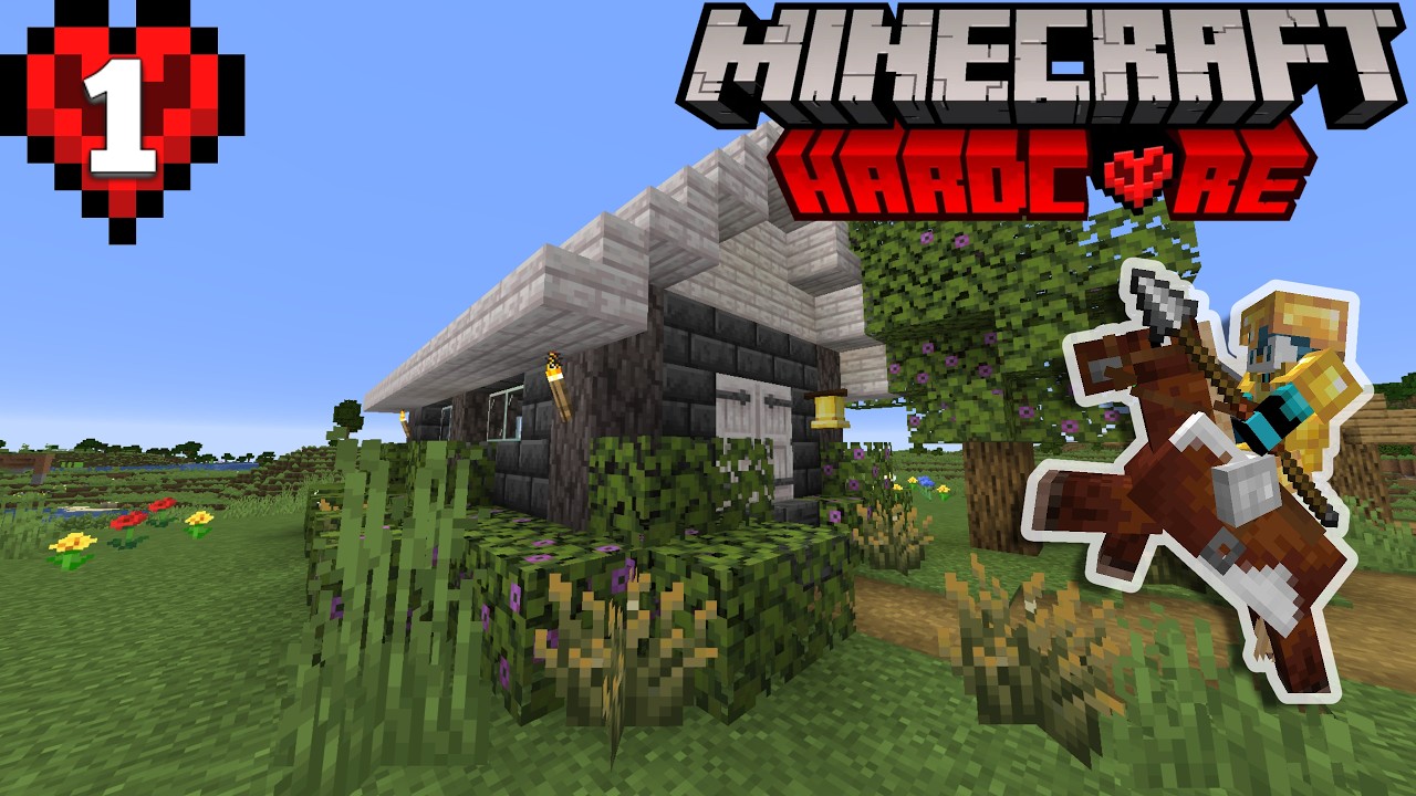 A Perfect Start! | Hardcore Minecraft Let’s Play | Episode 1 - YouTube