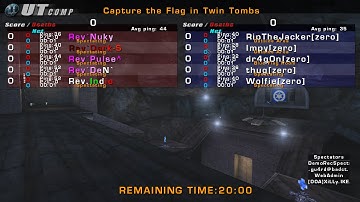 UT2004 CTF OpenCup Fall 2005 - Revenge vs zero - Twintombs (3rd map) - DeN`