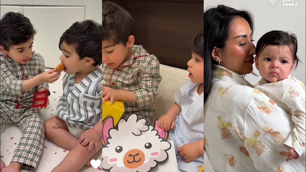 🌙فرح الهادي تحضر قرقيعان العيال😍أدومي يأكل نوح كيك🥹عقيل يسوي فته ودجاج للفطور😍14 رمضان🌙 