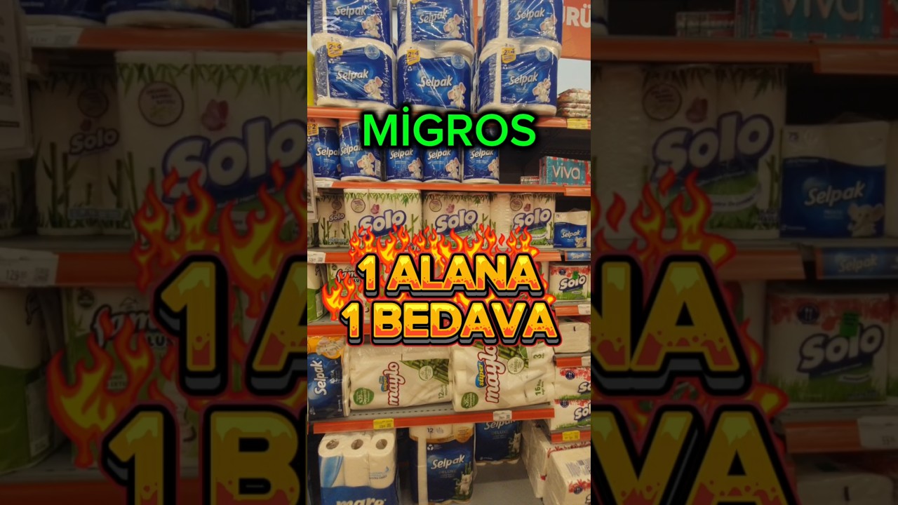 MİGROS 1 ALANA 1 BEDAVA #işbirliği #reklam yok İNSTAGRAM 👉 nerdeindirimvar #migros #a101 #bim #şok