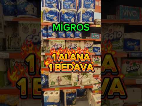 MİGROS 1 ALANA 1 BEDAVA #işbirliği #reklam yok İNSTAGRAM 👉 nerdeindirimvar #migros #a101 #bim #şok