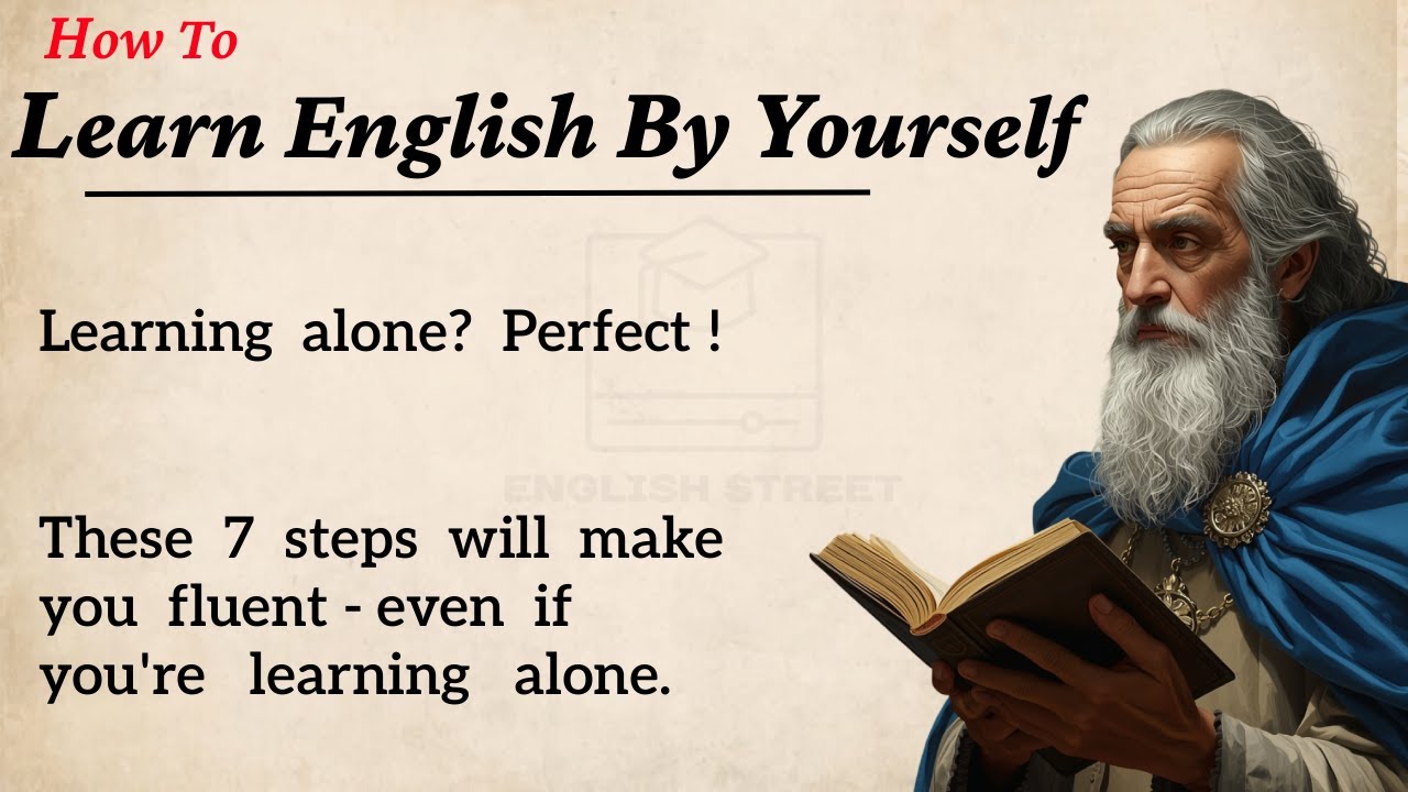 How to Learn English By Yourself || Simple 7 Steps That Actually Work || Speak English Fluently ✅