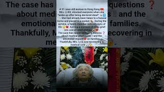 *'91-Year-Old Wakes Up in Her Own Funeral! 😱💫*