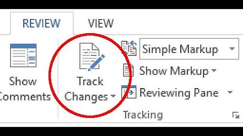 Microsoft Word Document How to track changes multi authored Training