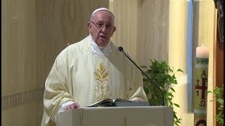 Pope in Santa Marta: never approach the devil, he's like a chained angry dog that bites