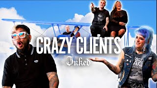 'I Stopped Tattooing for a Second & She Bit Me!!' Crazy Client Stories | Tattoo Artists React
