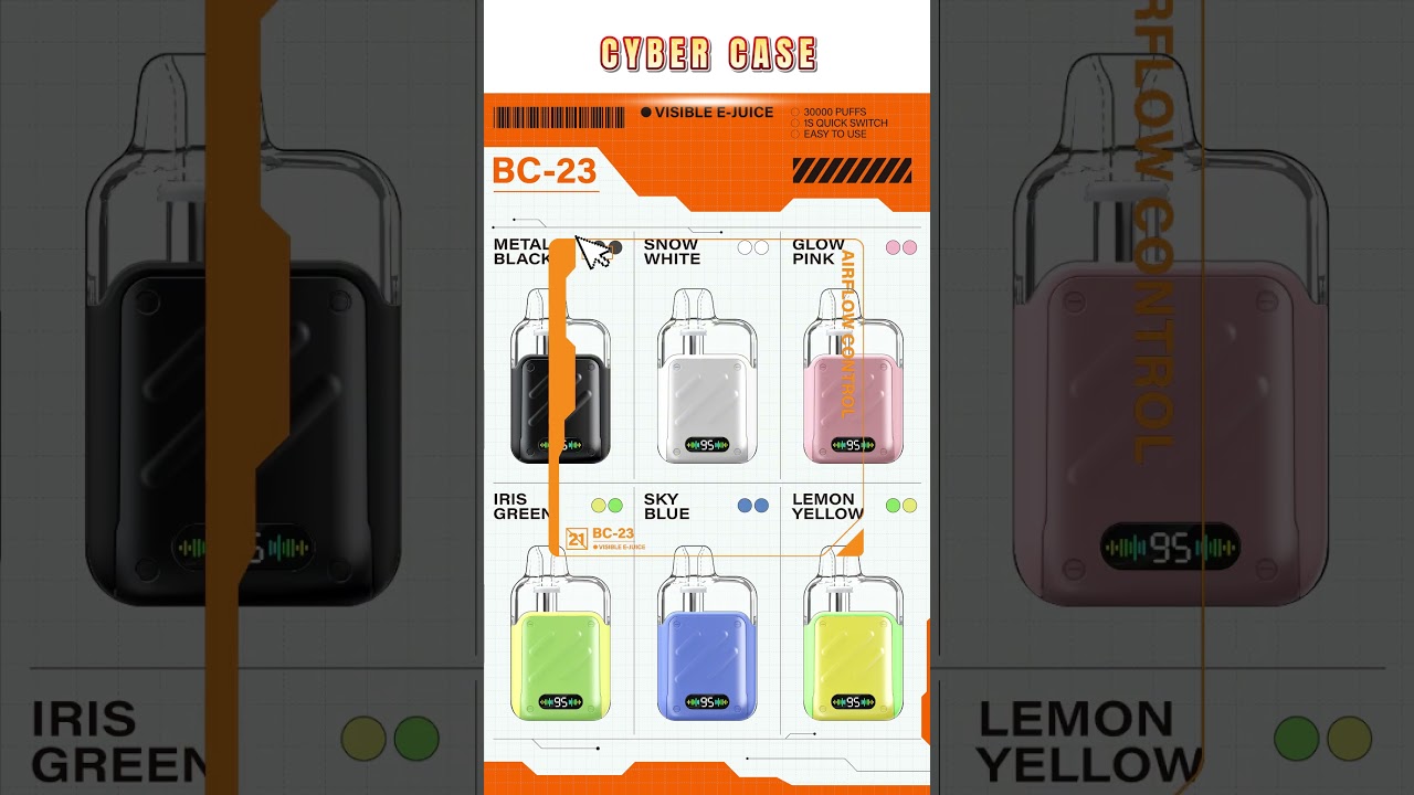 KEYSTONE Cyber Case Prefilled Pod+Visible E-juice.30k puffs  