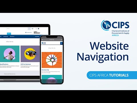 How to register and login on the CIPS website