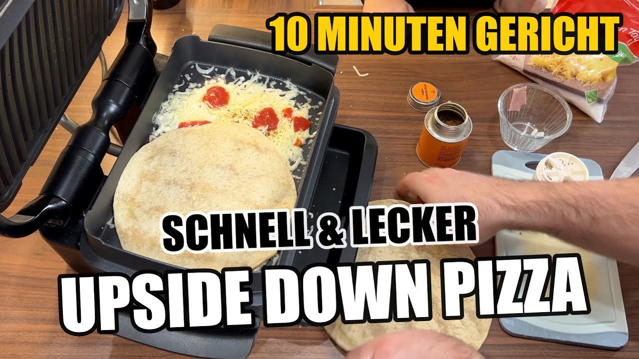 Upside Down Pizza im Tefal OptiGrill